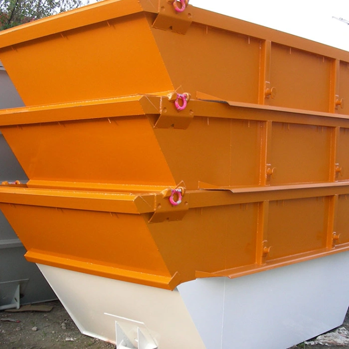 Container metalic deseuri constructii Skip S10 pentru macara