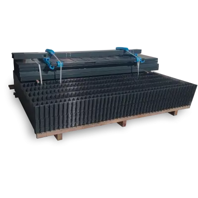 Set complet pentru 50 m gard din panouri 3D, 123x250 cm