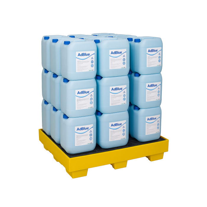 AdBlue® ambalat pe cuva de retentie 40 bidoane 20 L