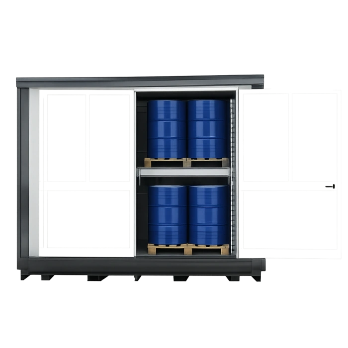 Container exterior pentru stocare deseuri periculoase