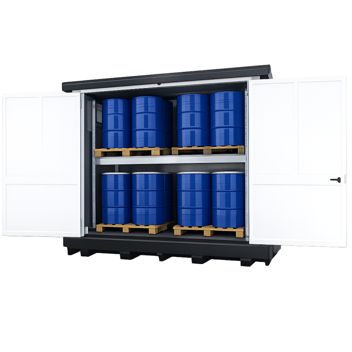 Container exterior pentru stocare deseuri periculoase