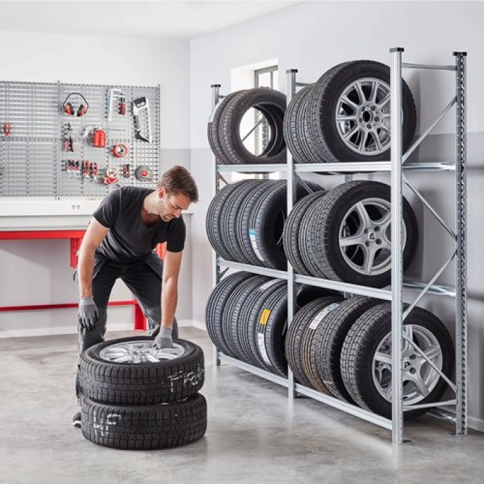 Raft metalic pentru anvelope auto - 20 buc