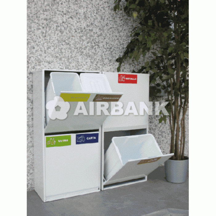 Dulap reciclare deseuri selective - 160 litri