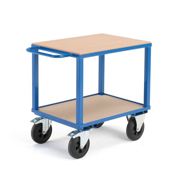 Carucior transport marfa 2 polite cu frana