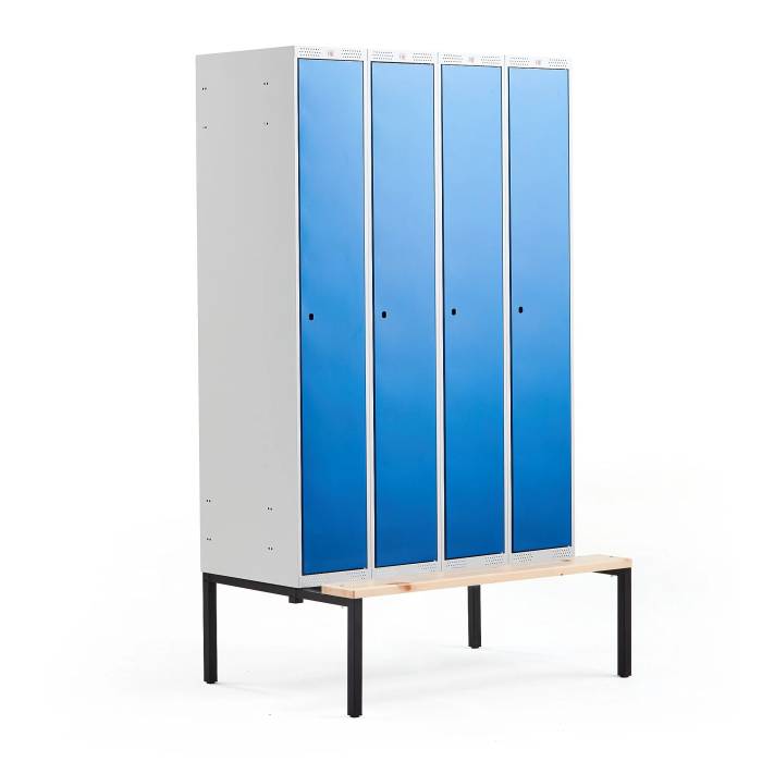 Dulap metalic pentru vestiare - 4 compartimente