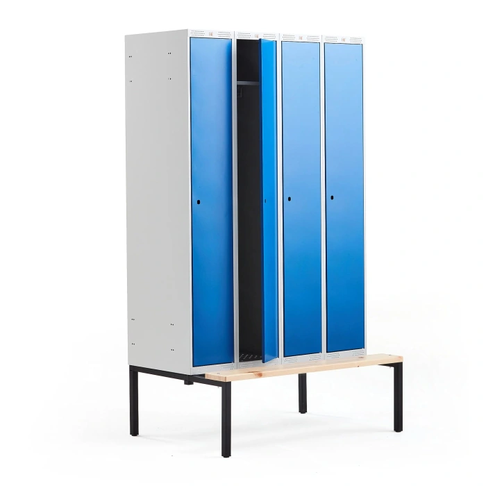 Dulap metalic pentru vestiare - 4 compartimente