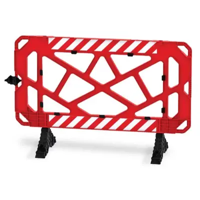Bariera semnalizare trafic pentru lucrari - 1,5 x 1 m