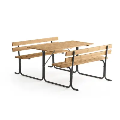  Banca cu masa si spatar - model Park Bench - 1500 mm