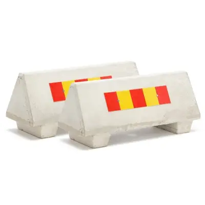Parapet din beton pentru delimitare trafic - 2 buc