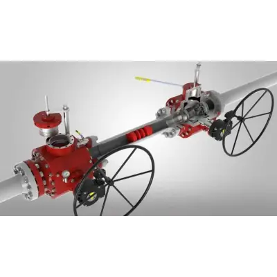 Lansator și receptor Pig concucte API 6D Pig Ball Valve