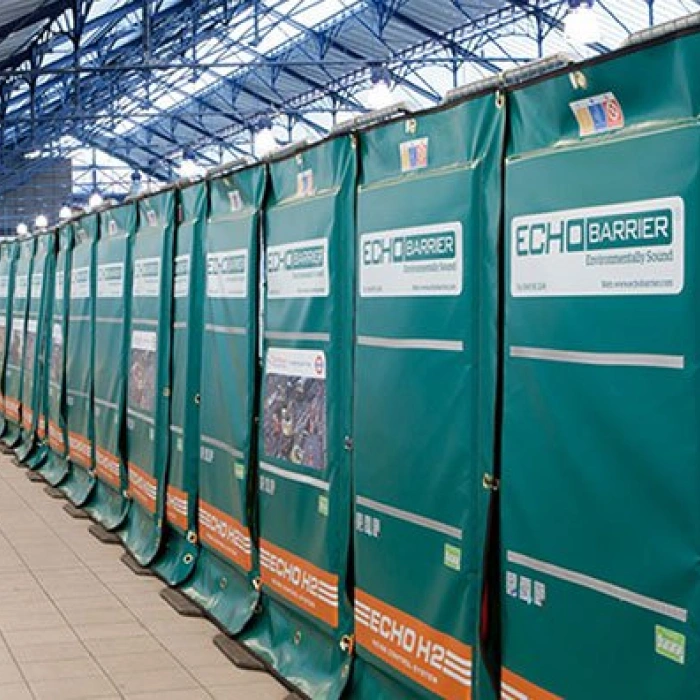 Bariera acustica pentru garduri organizare de santier - EchoBarrier HT3.5