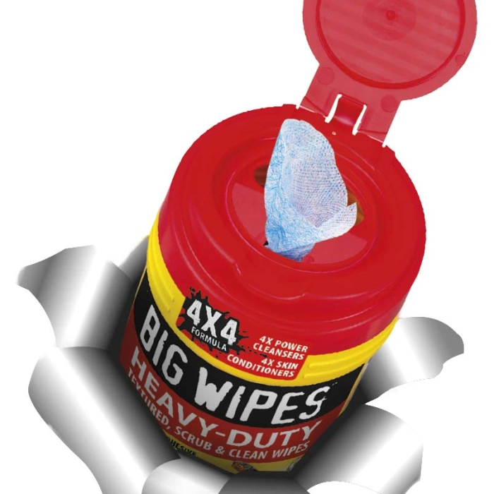 Bax cu servetele industriale BigWipes Heavy-duty 