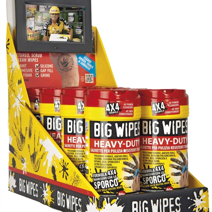 Tub cu servetele industriale BigWipes Heavy-duty 