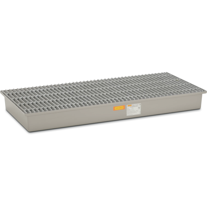Cuva de retentie substante periculoase mediului 188 cm cu gratar plastic