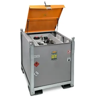 Rezervor transport motorina CUBE mobil hybrid 980 litri