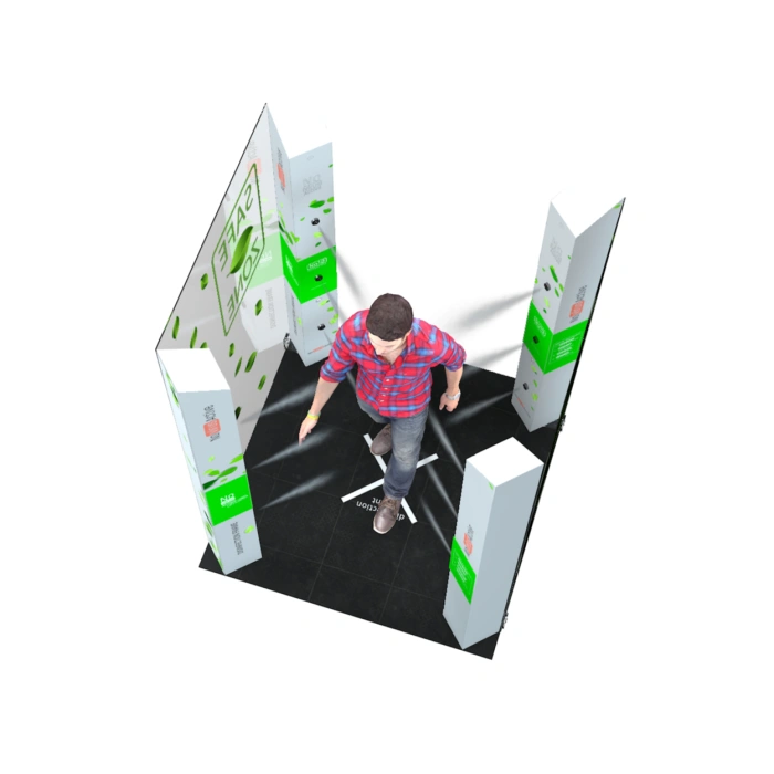 Statie dezinfectare coronavirus automata 900 pers/h HC R010