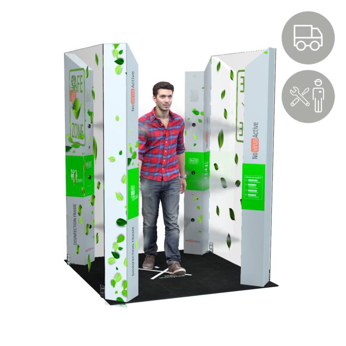 Statie dezinfectare coronavirus automata 900 pers/h HC R010