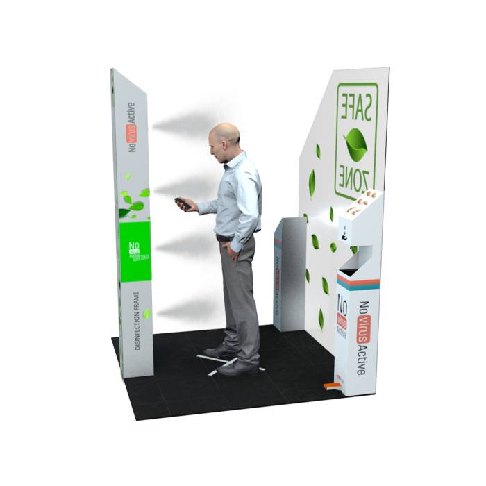 Statie dezinfectare coronavirus automata 450 pers/h HC R020