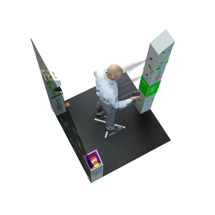 Statie dezinfectare coronavirus automata 450 pers/h HC R020