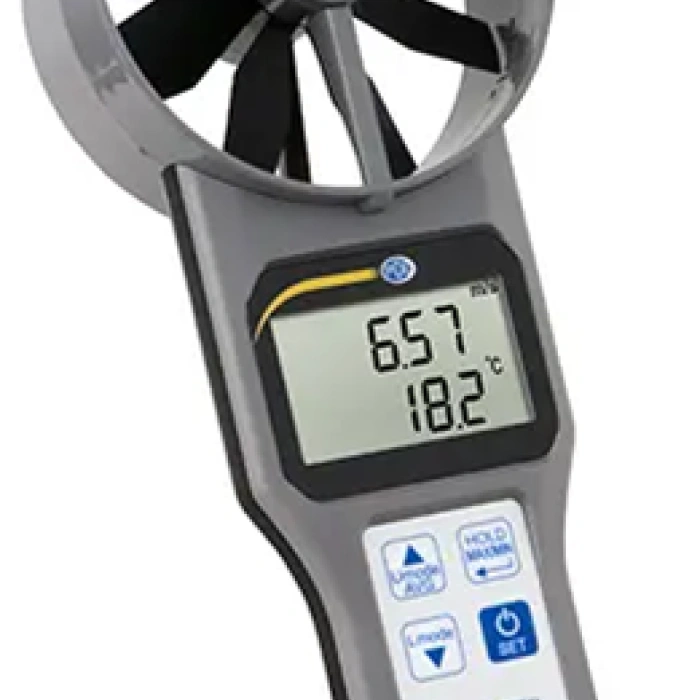 Debitmetru de aer multifuncțional cu hote de captare PCE-VA 20-SET