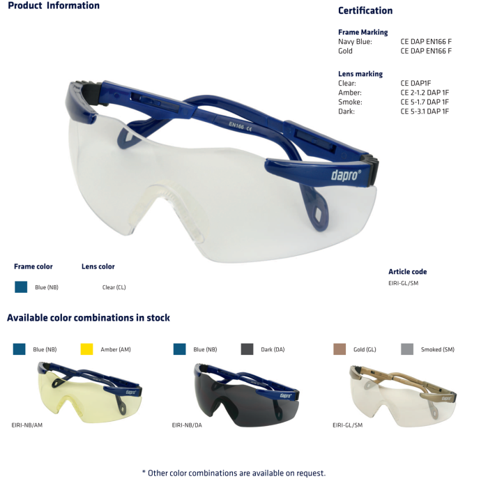 Ochelari de protectie Iris