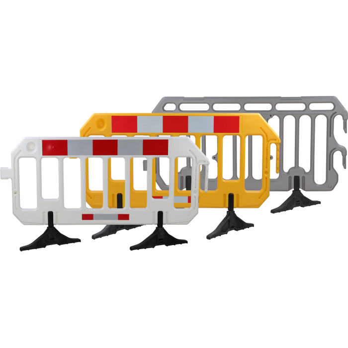 Gard din plastic pentru delimitarea zonelor de risc