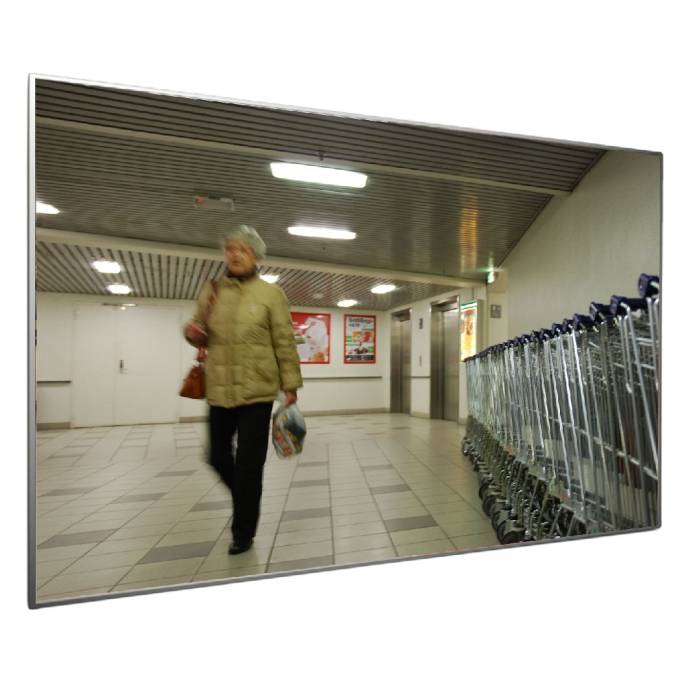 Oglinda dreptunghiulara pentru spatii comerciale