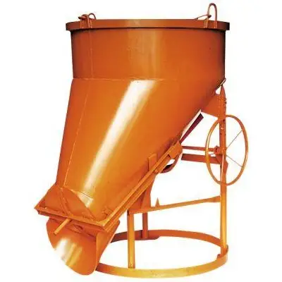 Bena pentru beton cu descarcare laterala - 2000 kg