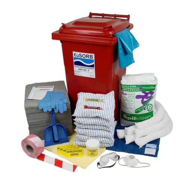 KIT de urgenta scurgeri uleiuri - 240 Litri