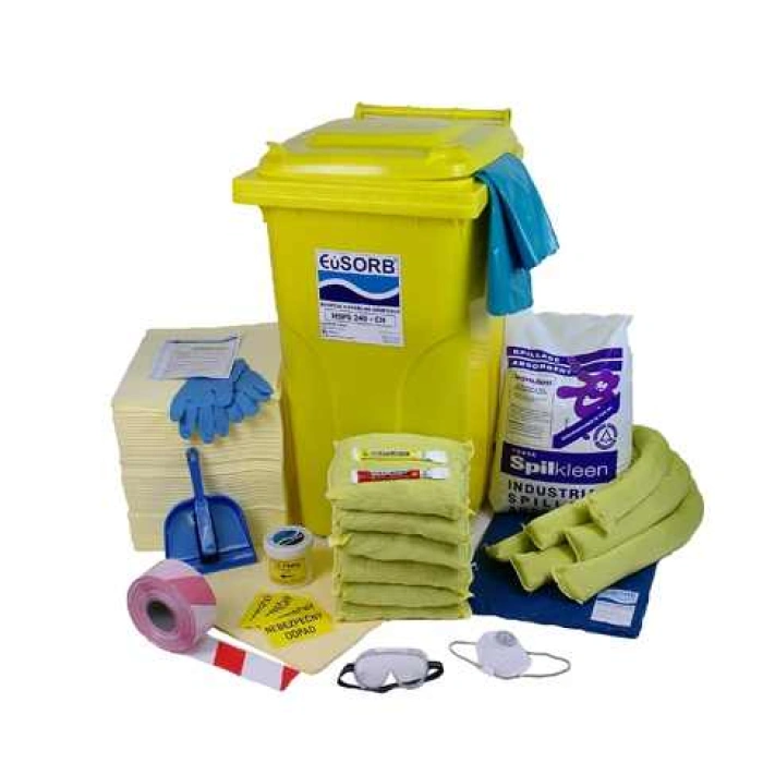 KIT de urgenta scurgeri uleiuri - 240 Litri
