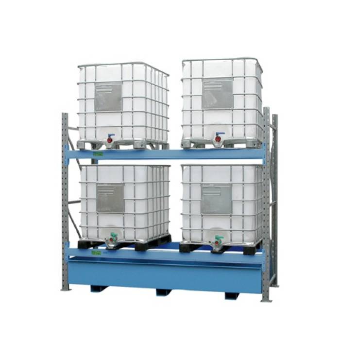 Raft metalic pentru 4 containere IBC