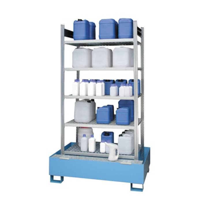 Raft metalic cu tava de colectare