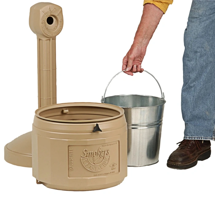 Scrumiera stradala Henry - negru