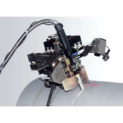 Aparat de sudura mecanizat cu lant de prindere