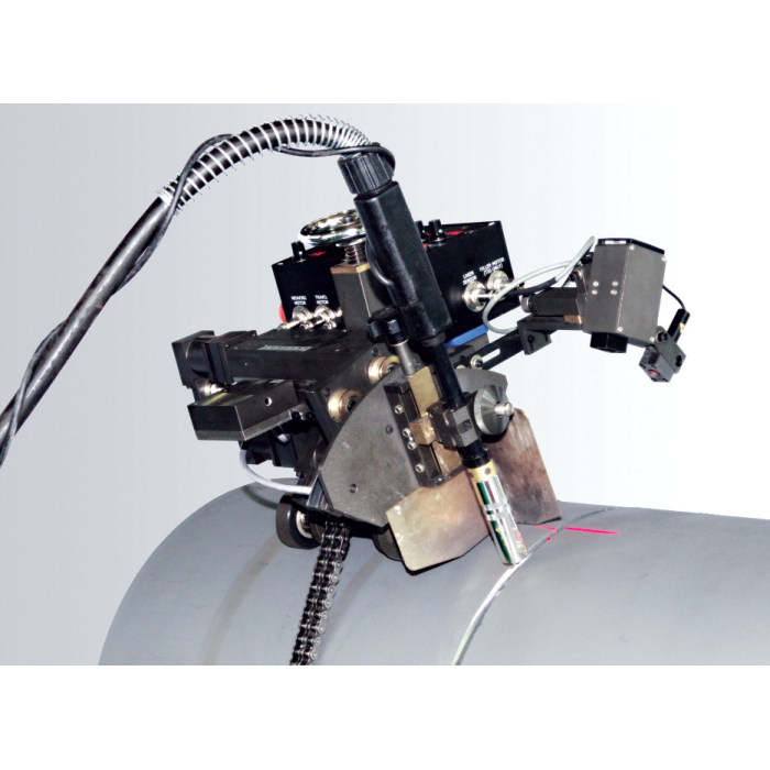 Aparat de sudura mecanizat cu lant de prindere