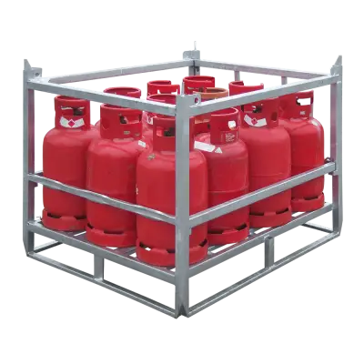 Suport pentru depozitare si transport 12 butelii gaz/oxigen