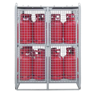 Suport pentru depozitare si transport 24 butelii gaz/oxigen