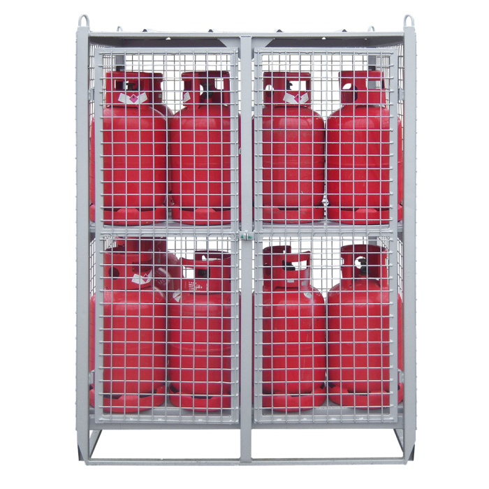 Suport pentru depozitare si transport 24 butelii gaz/oxigen