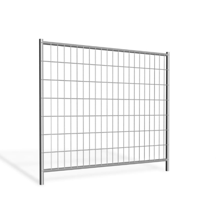 Gard mobil organizare santier cu suport beton 2 x 2 m