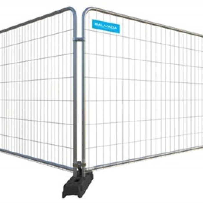 Gard mobil organizare santier cu suport beton 3.5 x 2 mh set complet