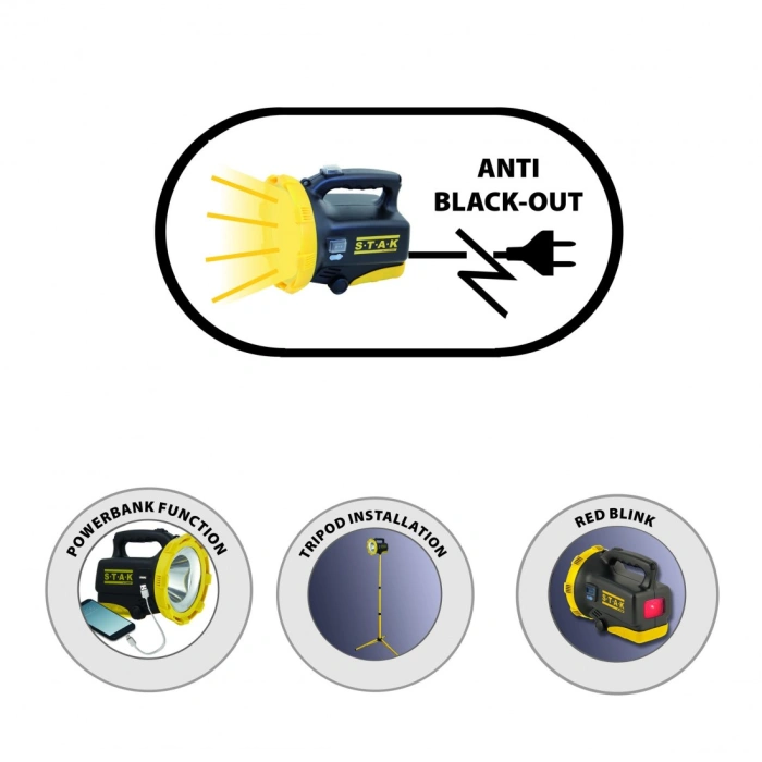 Lanterna cu baterie  20W + USB