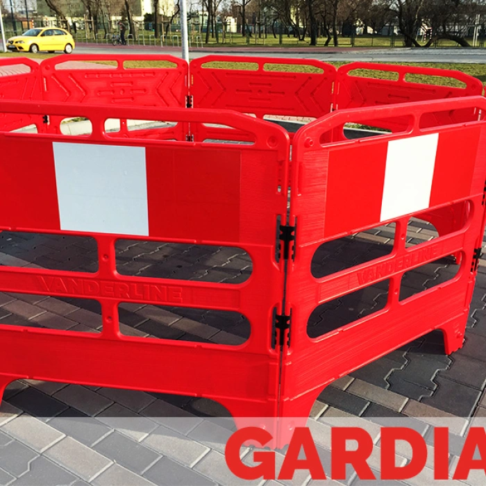 Bariera modulara canal Gardian Red 75cm