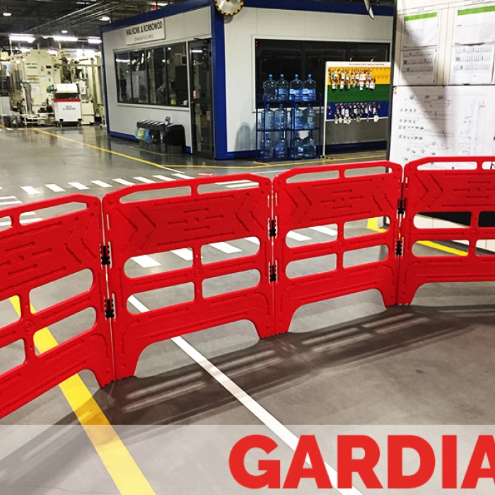 Bariera modulara canal Gardian Red 75cm