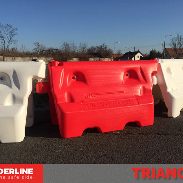 Parapet lestabil din material plastic Triango Rosu