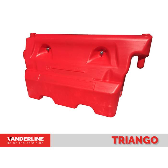 Parapet lestabil din material plastic Triango Rosu