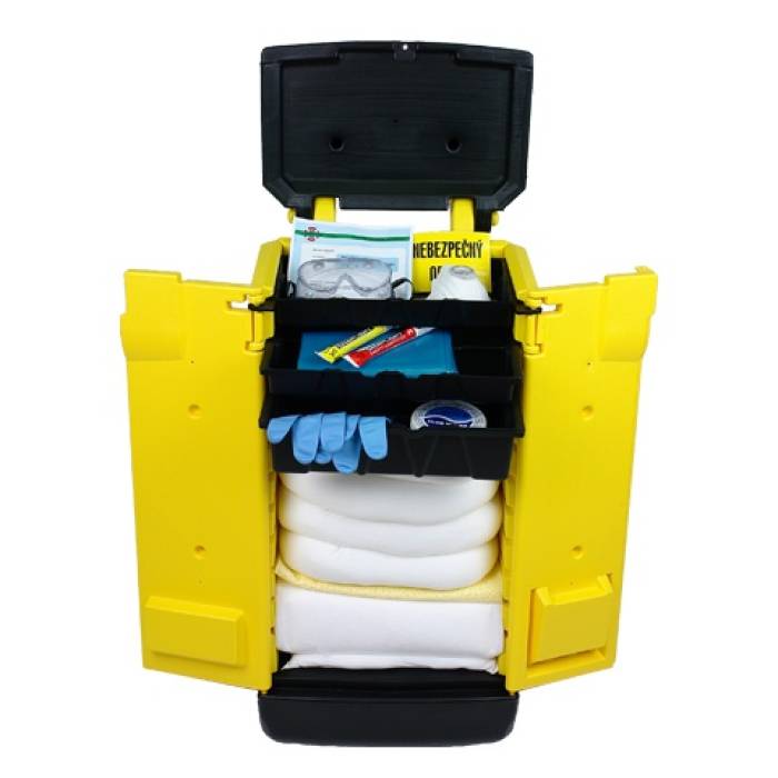 KIT de urgenta mobil, pentru scurgeri accidentale uleiuri - 50 litri