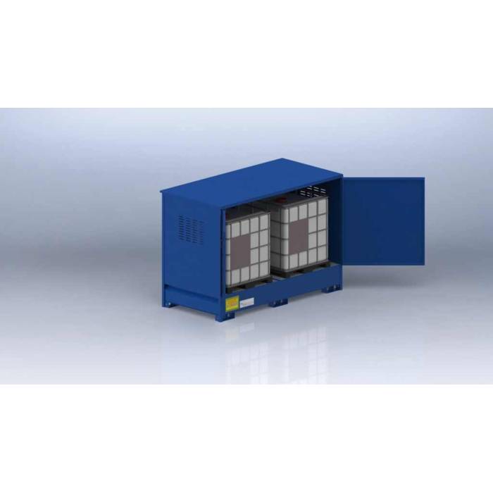 Container depozitare doua rezervoare tip IBC - VEA2C00