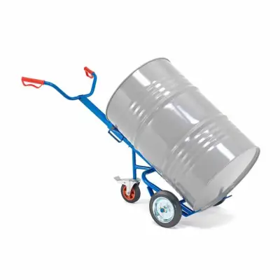 Carucior transport butoi metalic - 200 litri