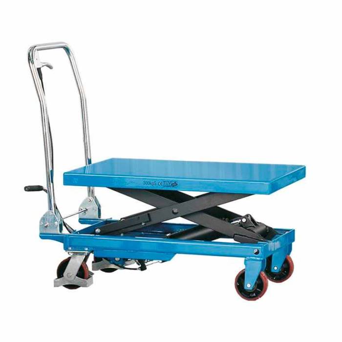 Carucior cu platforma de ridicare 300 kg