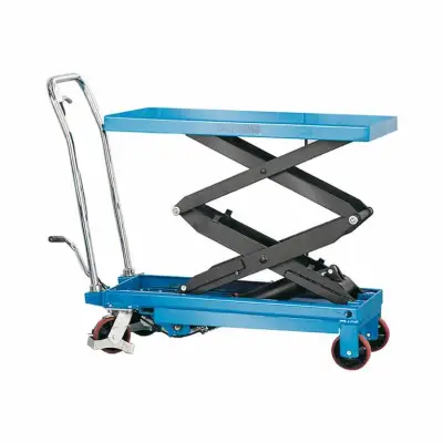 Carucior cu platforma de ridicare industrial - 700 kg